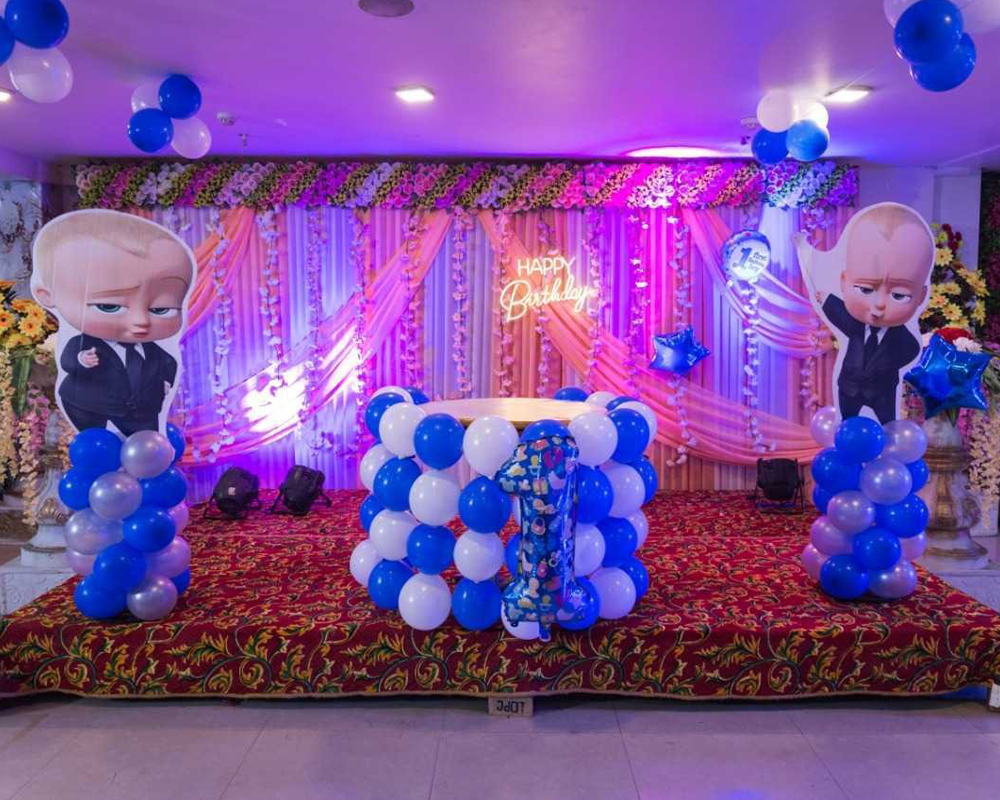 Birthday Party Decor Banquet Hall